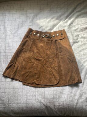 Vintage Fiocchi lecco suede skirt Size XS